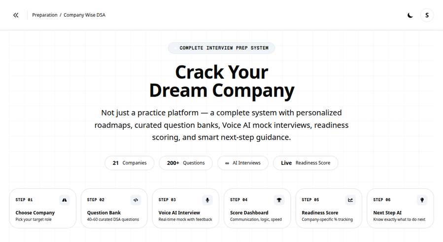 Company-Specific Prep Kits screenshot