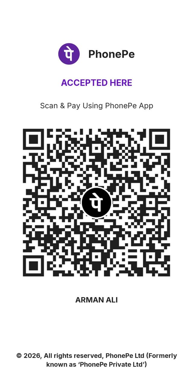 Arman Ali UPI QR Code